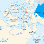 Franklin 1845 Arctic Map_PofWalesStrait